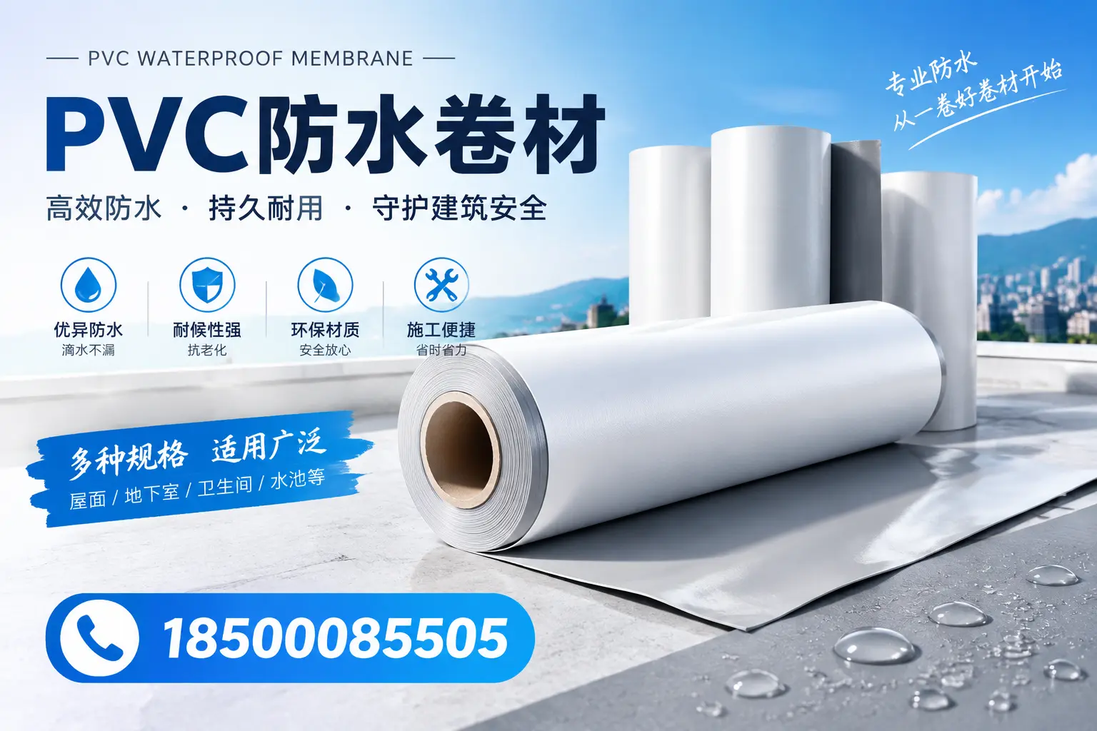 如何选择适合的PVC防水卷材？专家为您解答淮南的需求