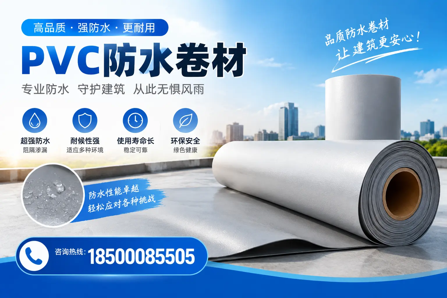如何选择高质量的PVC防水卷材？淮南消费者必看指南